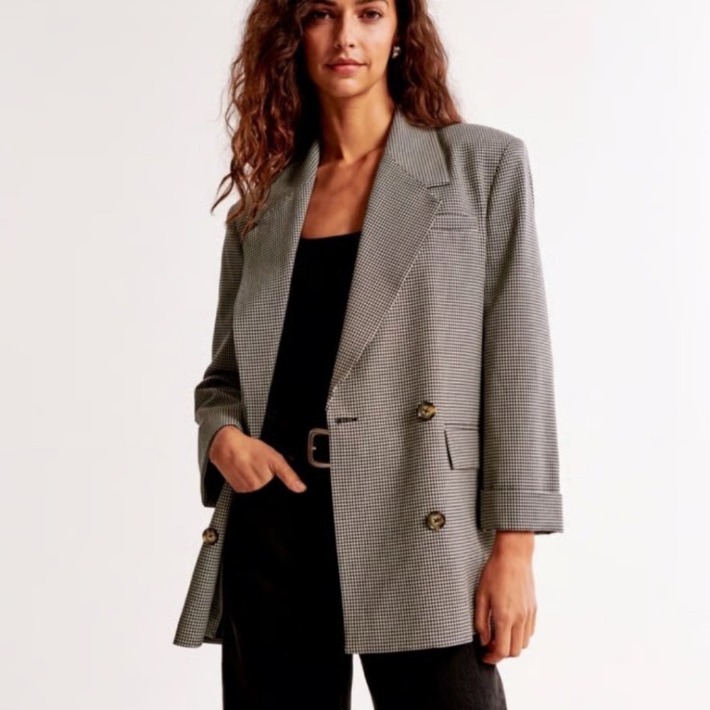 Abercrombie & Fitch Gray Blazer